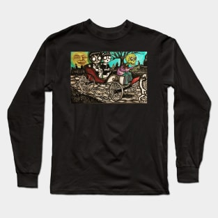 Deadboy and Violet’s Haunted Carriage Ride Long Sleeve T-Shirt